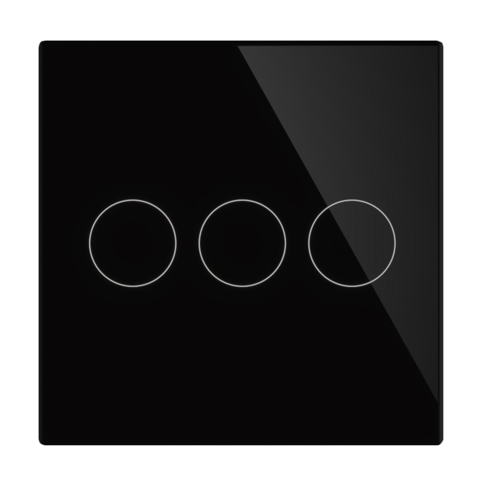 Tripolė, sensorinė, modulinė panelė (juoda)