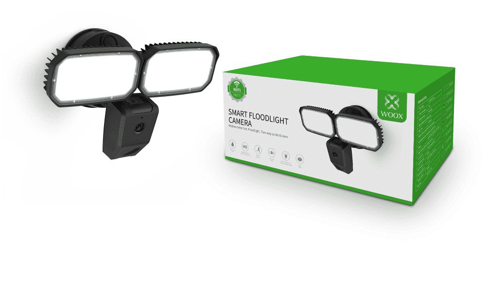 WIFI lauko kamera su LED šviestuvu 25W, 1080P