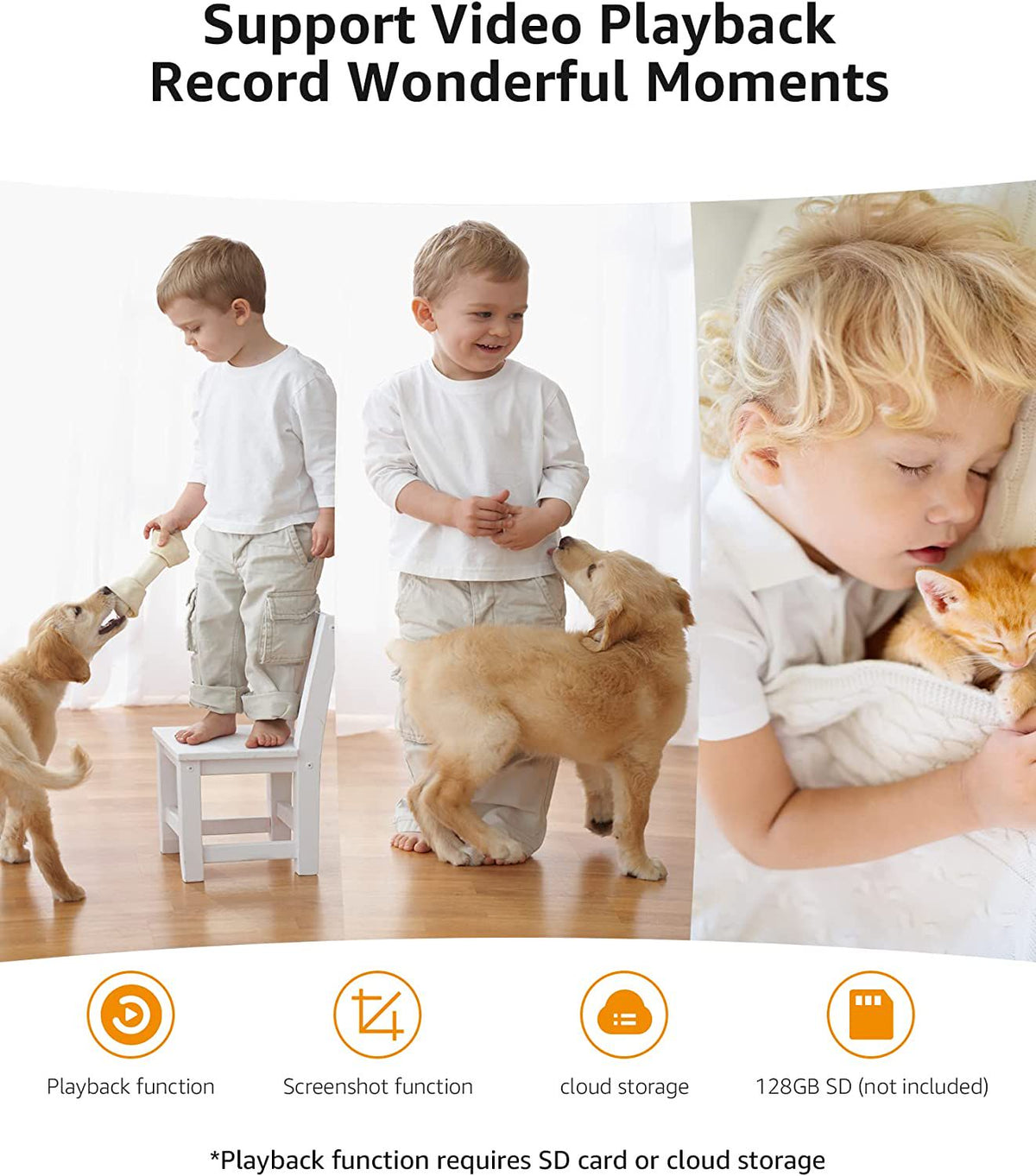 Išmanioji WIFI vidaus kamera, 2mp