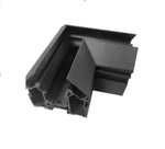 Kampinis sujungimas "L" formos (įtempiamų lubų bėgelio)