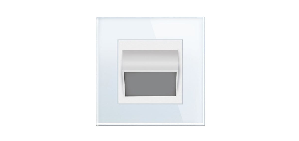 Laiptų šviestuvas baltos spalvos, šiltai (warm) balta