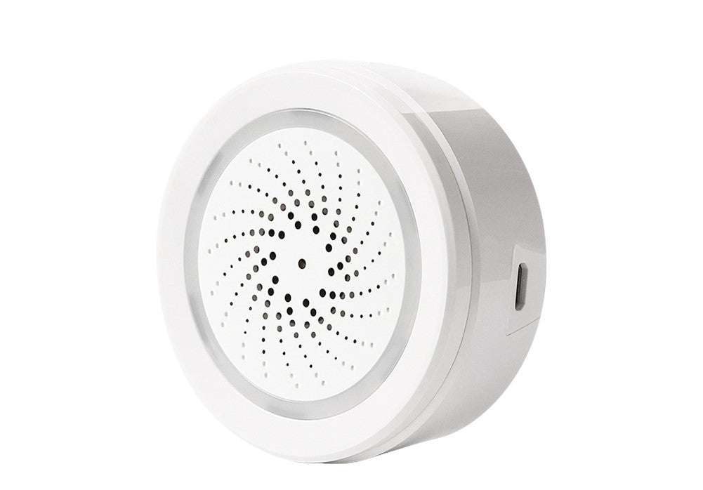 Išmanioji sirena su drėgmės ir temperatūros jutikliais