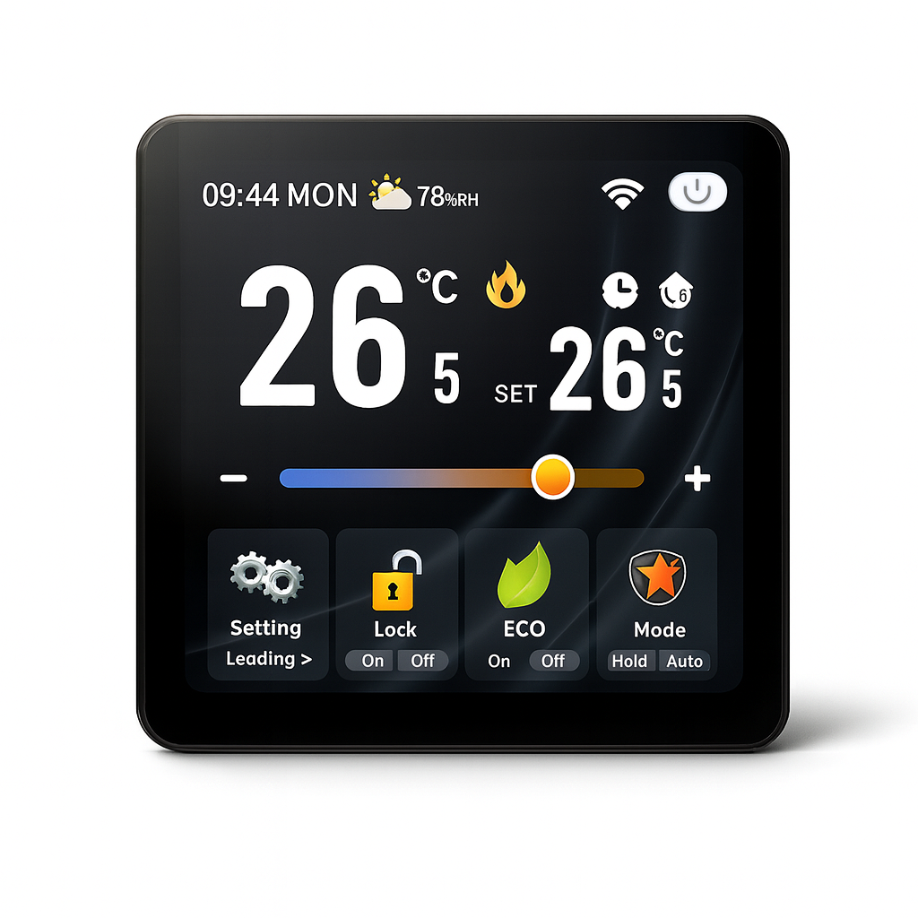 Išmanusis termostatas SPRING TR2005-1WB, su WIFI (grindiniam šildymui)