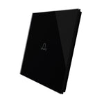 Sensorinė panelė skambučiui (juoda)