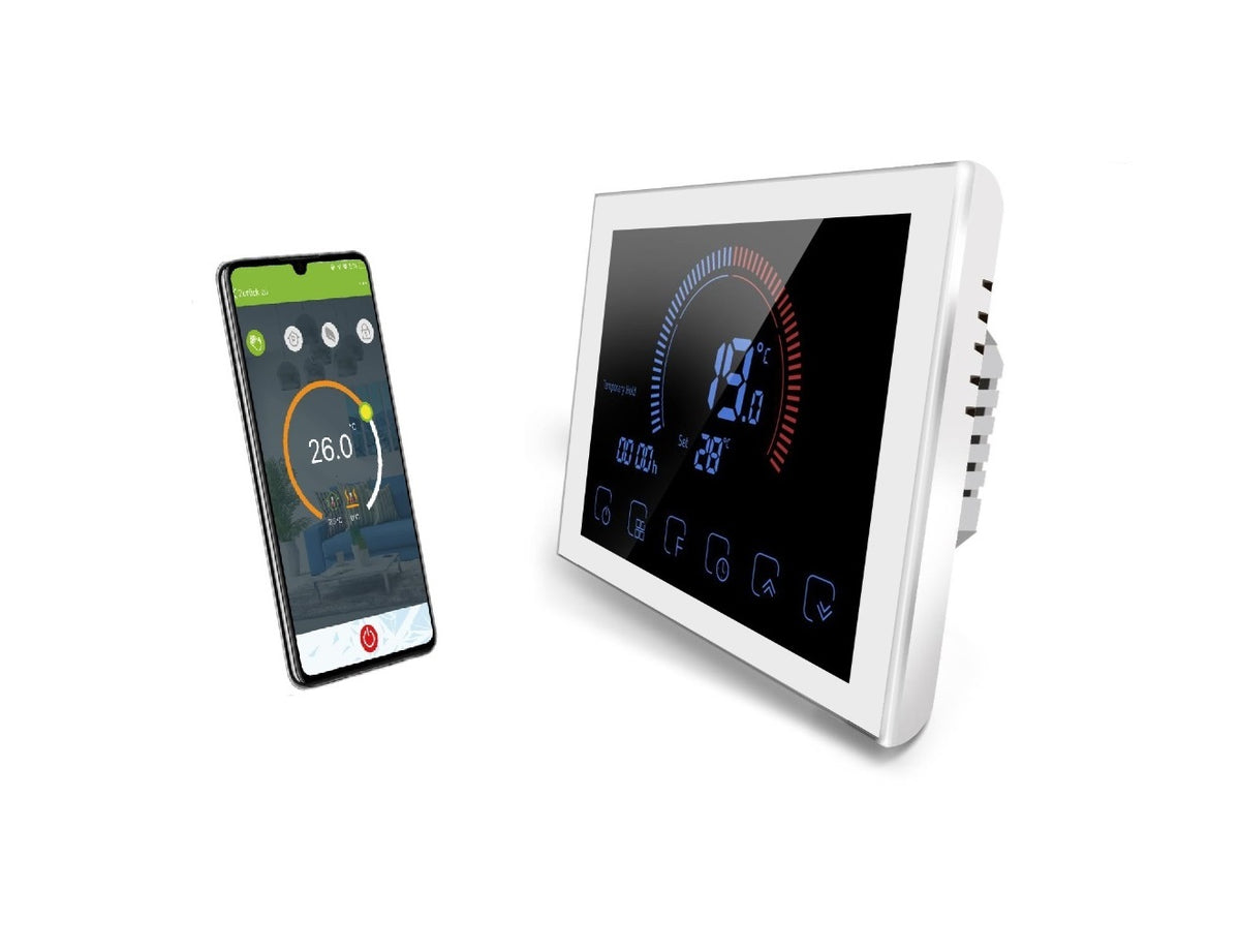 Išmanusis termostatas su WIFI baltas