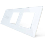 Tripolė panelė su dviviečiu rėmeliu (baltas)