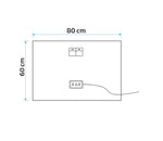 Modernus LED vonios veidrodis 80cm X 60 cm