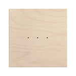 Tripolė natūralaus medžio panelė (be jungiklio)