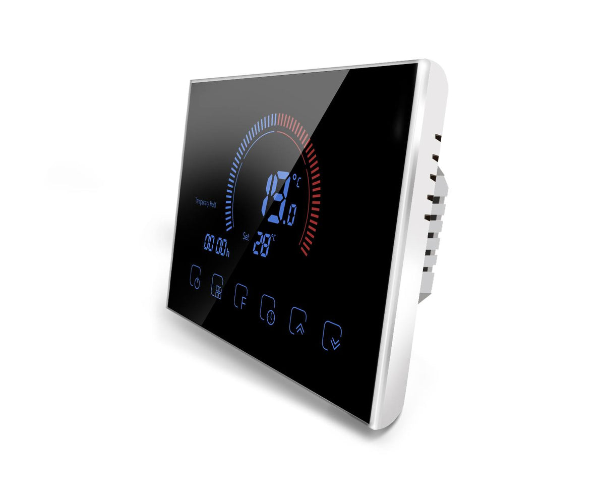 Išmanusis termostatas su WIFI juodas