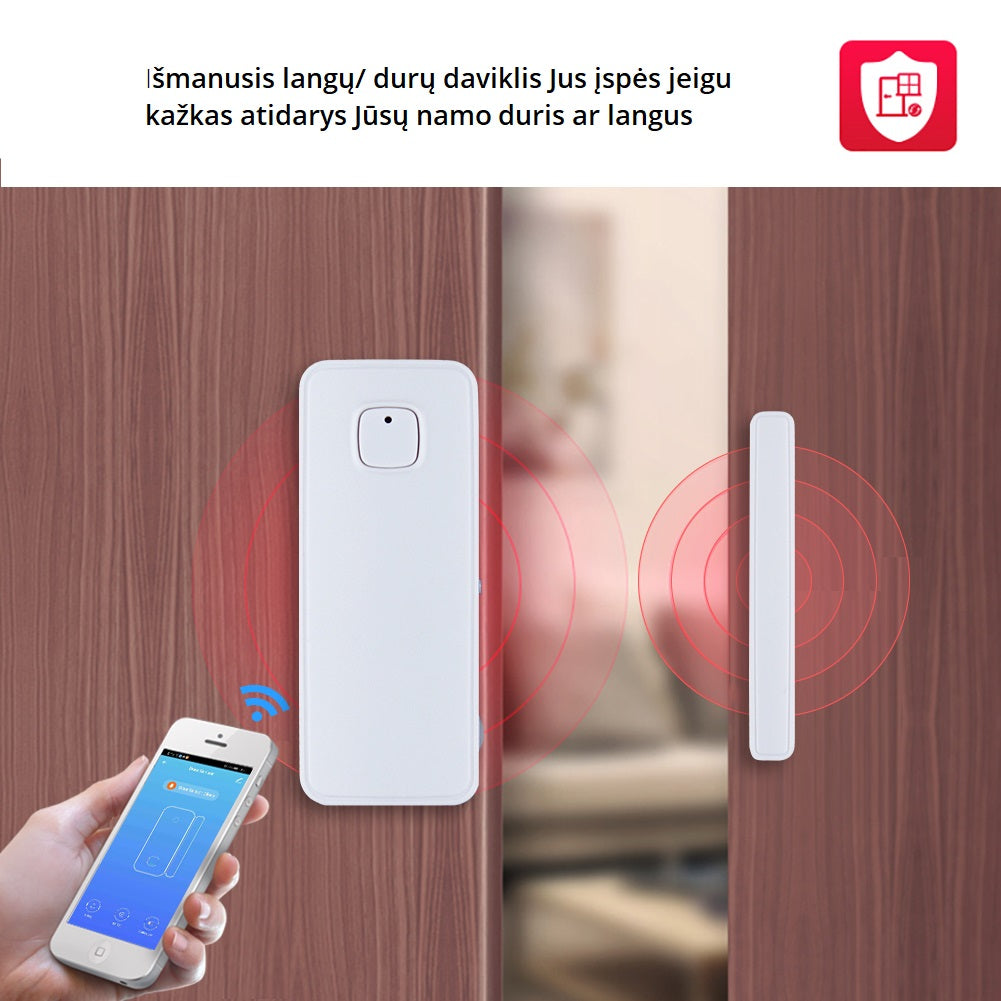 Išmanusis WIFI durų ir langų daviklis