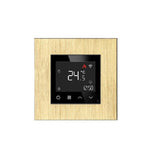 termostatas su su wifi, su auksiniu aliuminio rėmeliu