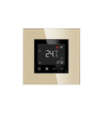 termostatas su su wifi, su auksiniu rėmeliu