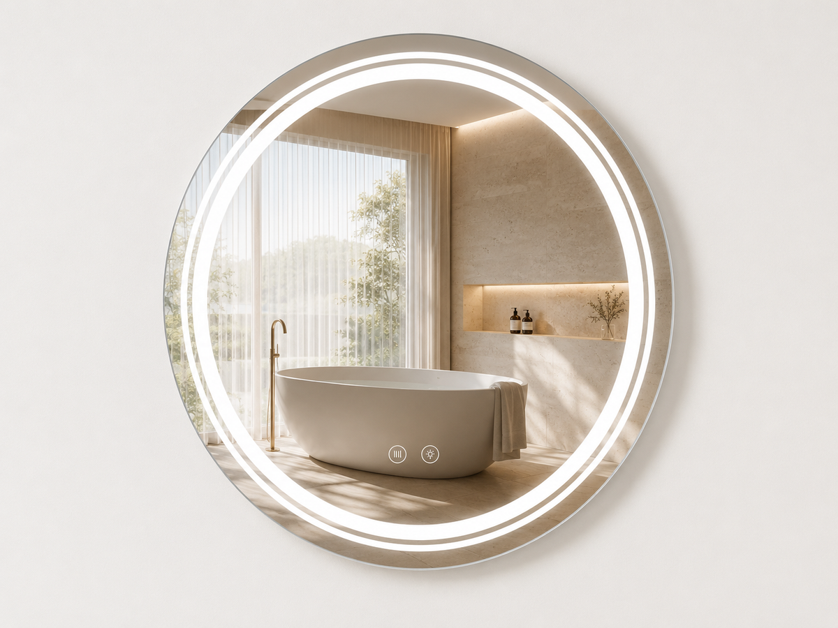Apvalus LED veidrodis Verona 2 50 cm
