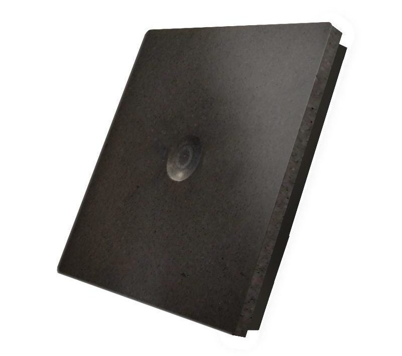 Vienvietė, vienpolė, sensorinė marmuro (Ebony Concrete) panelė