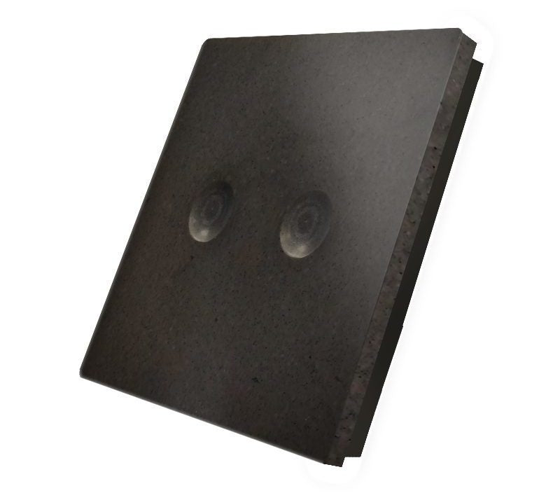 Vienvietė, dvipolė, sensorinė marmuro (Ebony Concrete) panelė