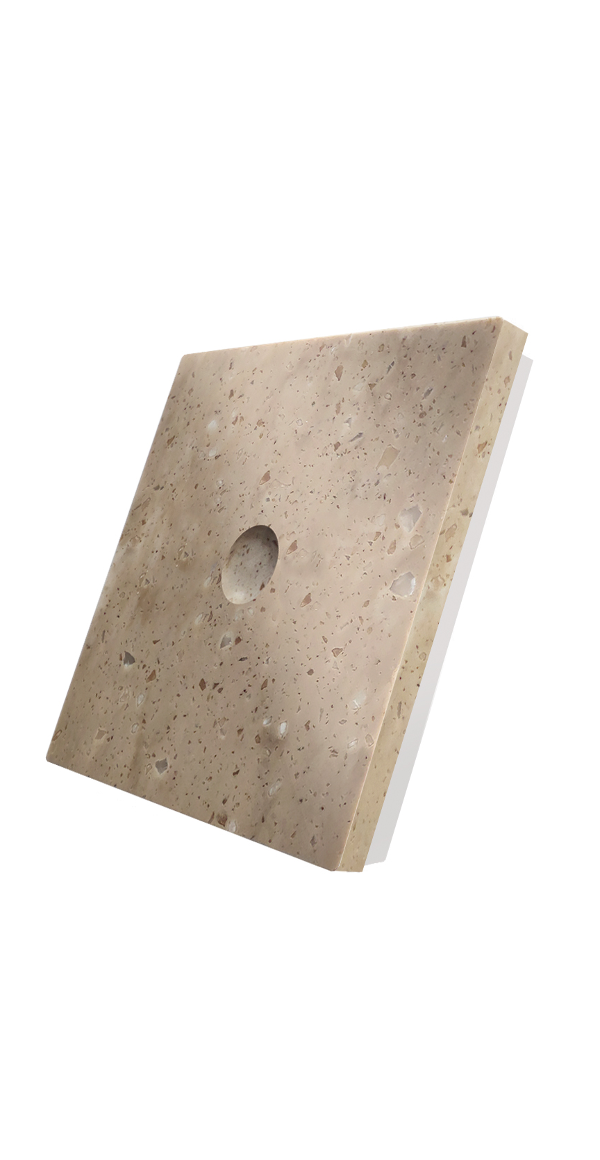 Vienvietė, vienpolė, sensorinė marmuro (Terni) panelė