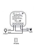 Relė, belaižiam jungikliui (WiFi + RF)